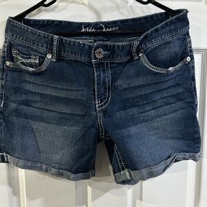 Ariya Dark Blue Jean Shorts